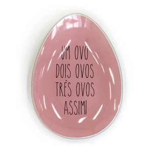 Travessa em Vidro Ovos de Páscoa