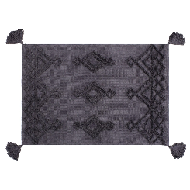 Tapete Antiderrapante Jacquard Tassel