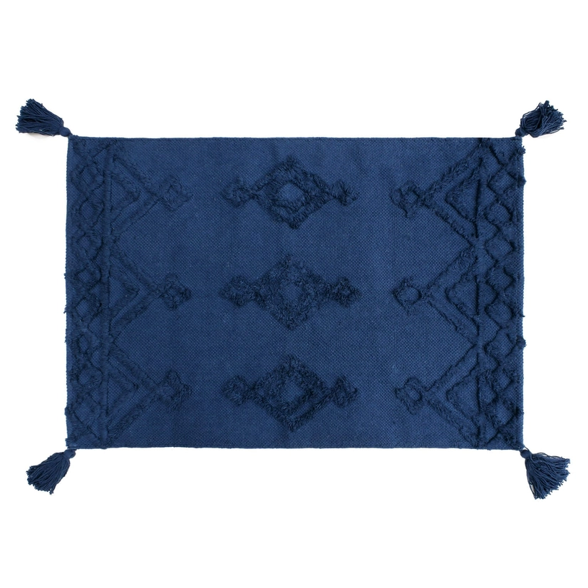 Tapete Antiderrapante Jacquard Tassel
