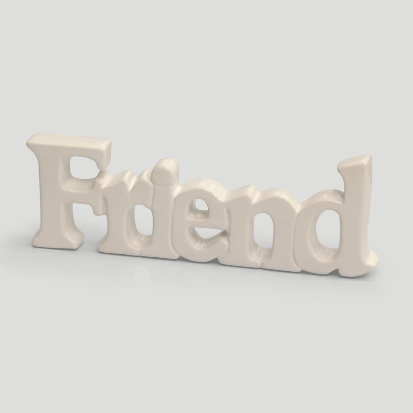 Letra Decorativa Porcelana Multi Mix Friend