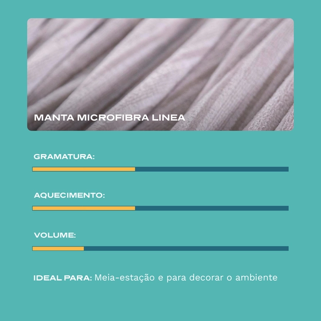 Manta Microfibra Linea