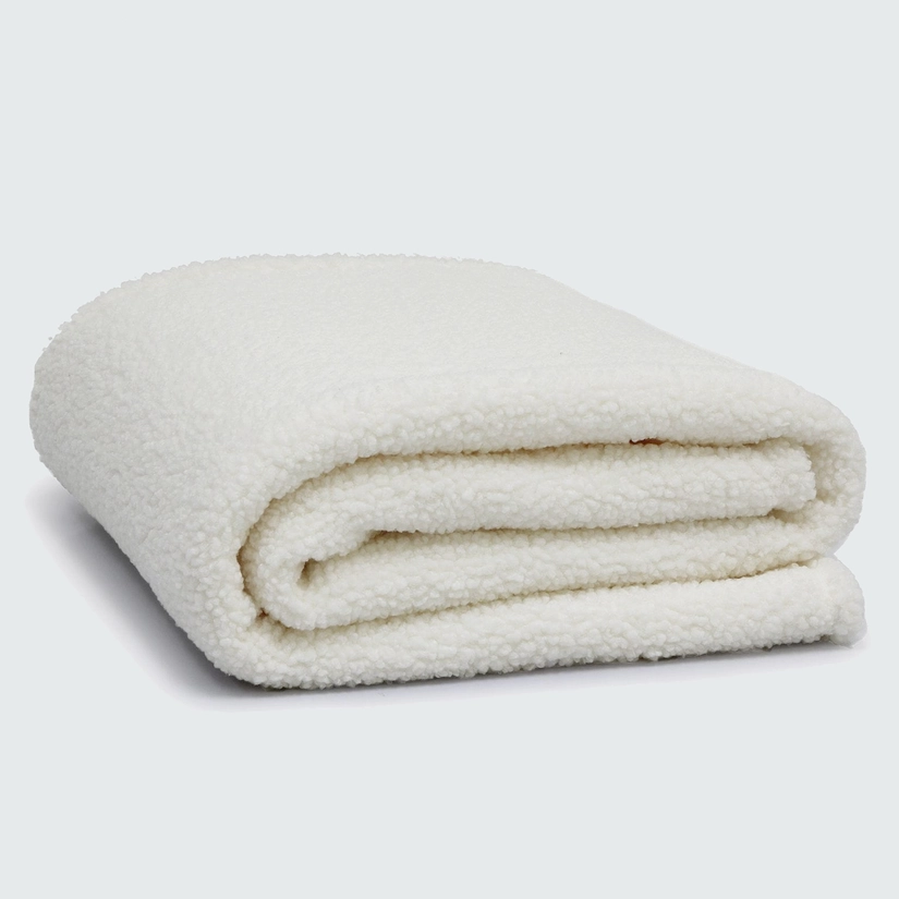 Manta Microflanelada Bouclé Alasca