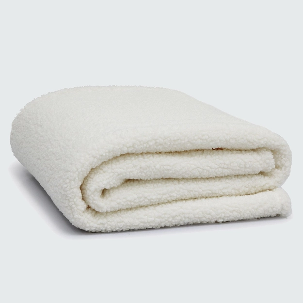 Manta Microflanelada Bouclé Alasca