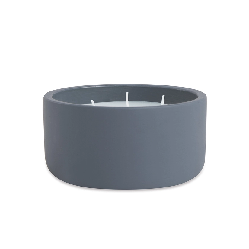 Vela com Suporte em Cimento Zen