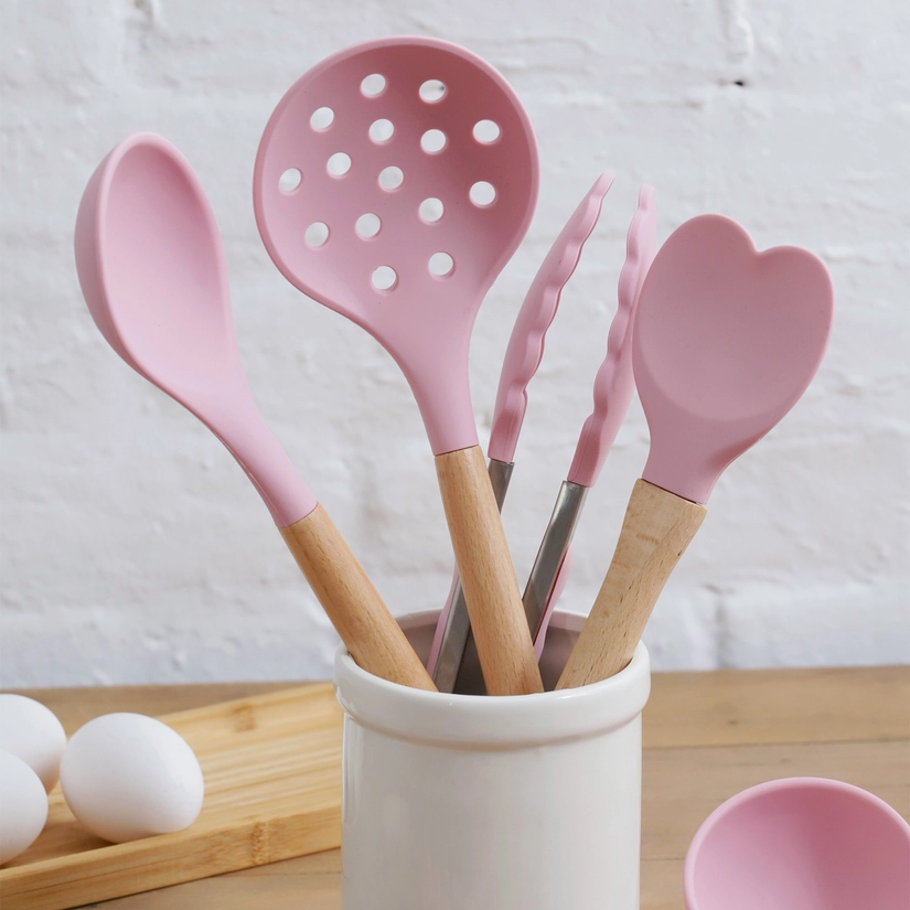 Escumadeira em Silicone e Bambu Sorbet