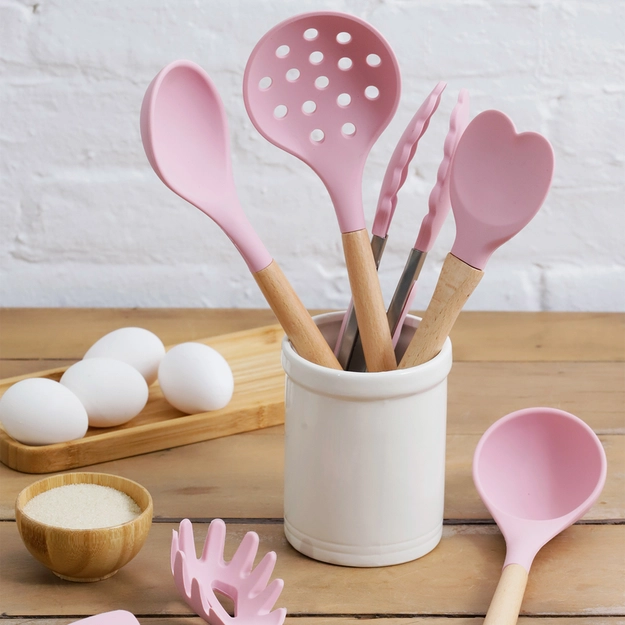 Escumadeira em Silicone e Bambu Sorbet