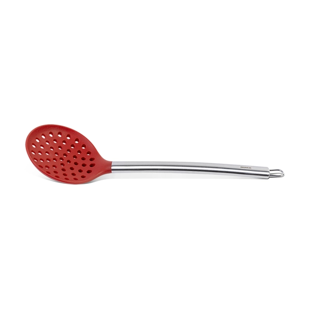 Escumadeira em Aço Inox e Silicone Duo