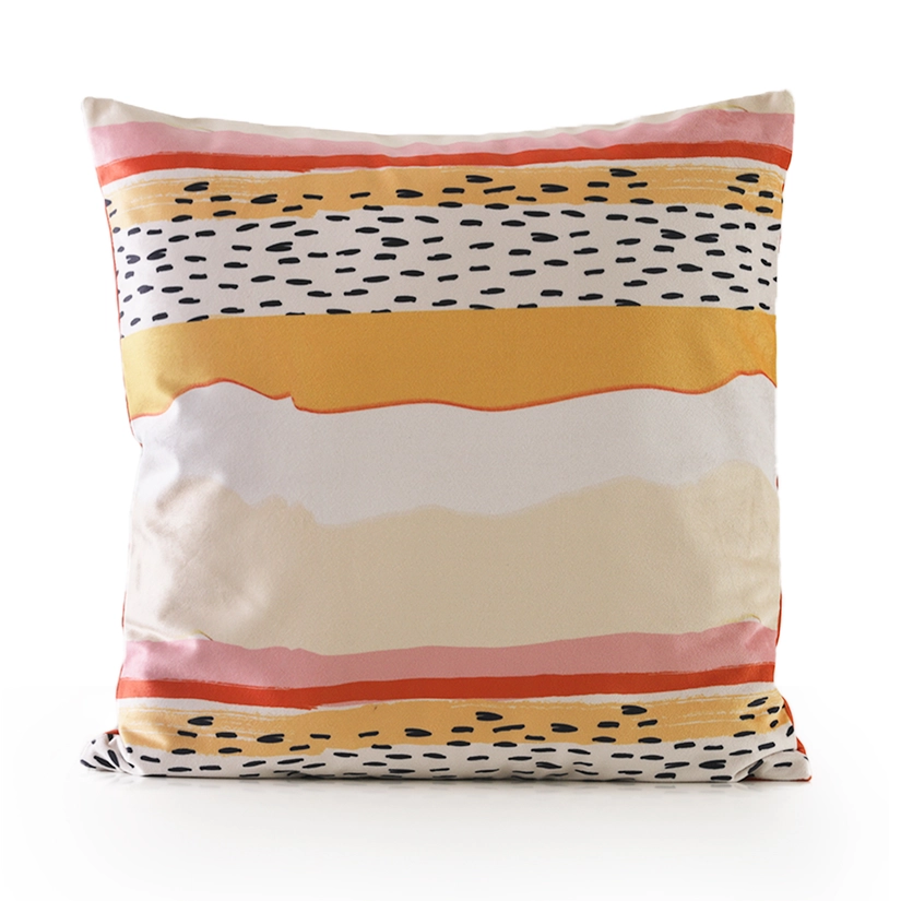 Capa de Almofada Aveludada Dupla Face Savana 45cm x 45cm