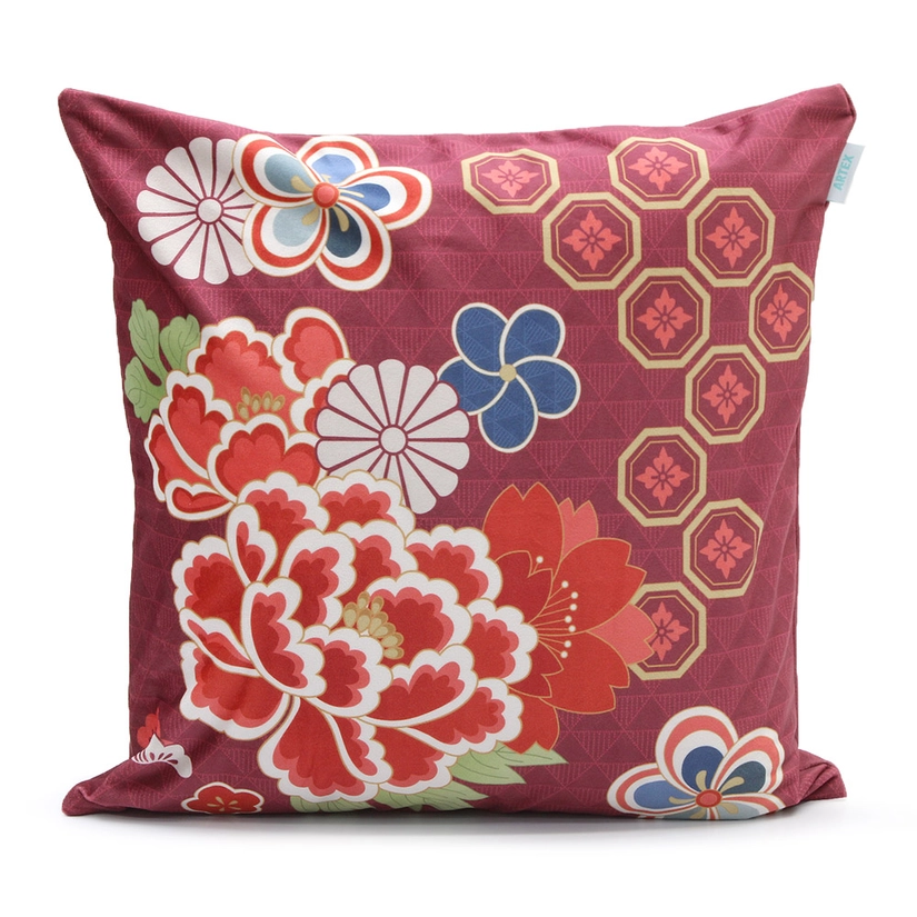 Capa de Almofada Dupla Face Aveludada Talismã 45cm x 45cm