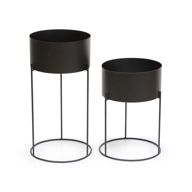 Conjunto de Mesas Cachepot em Ferro Jurerê