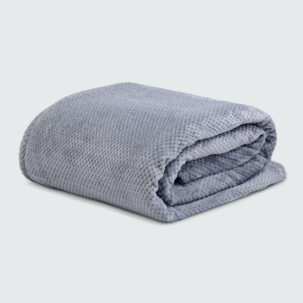 Manta Flannel Efeito Favo One for All