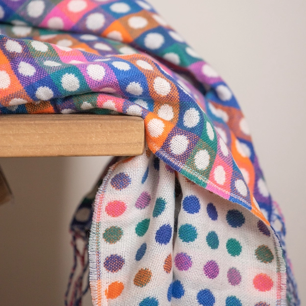Manta Jacquard com Franjas Viva