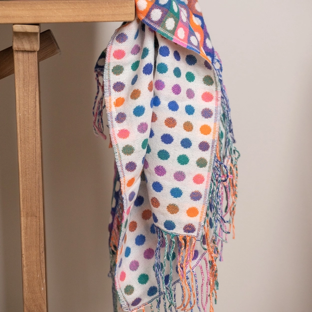 Manta Jacquard com Franjas Viva