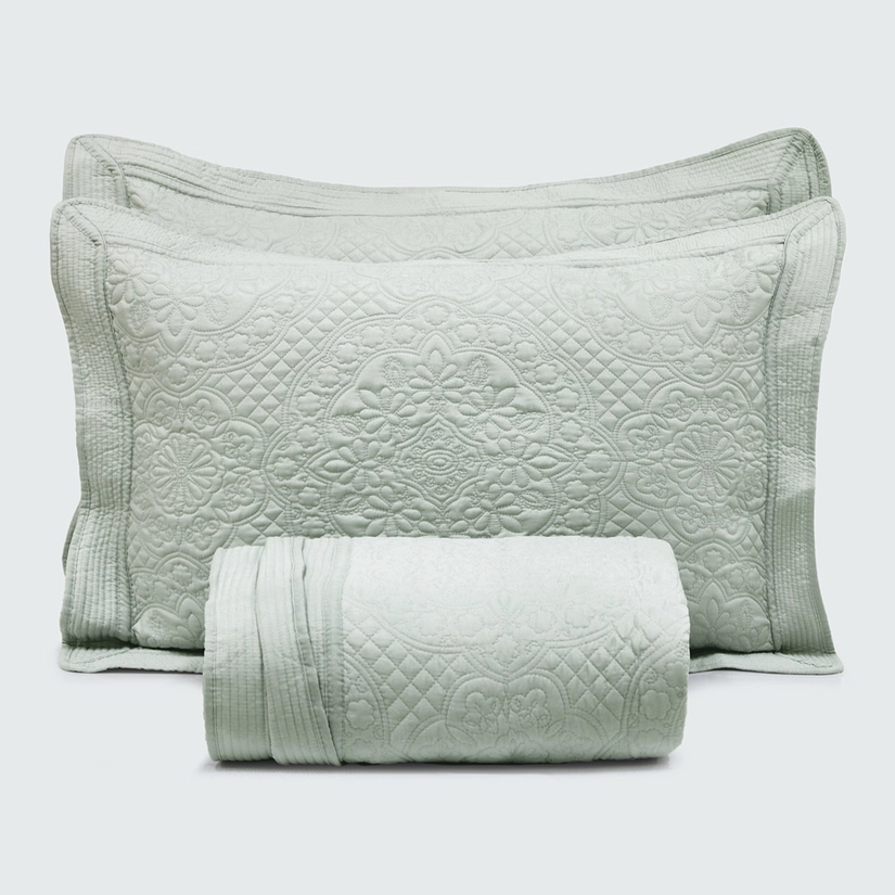 Kit Colcha Micromatelassê Soft Touch Maison