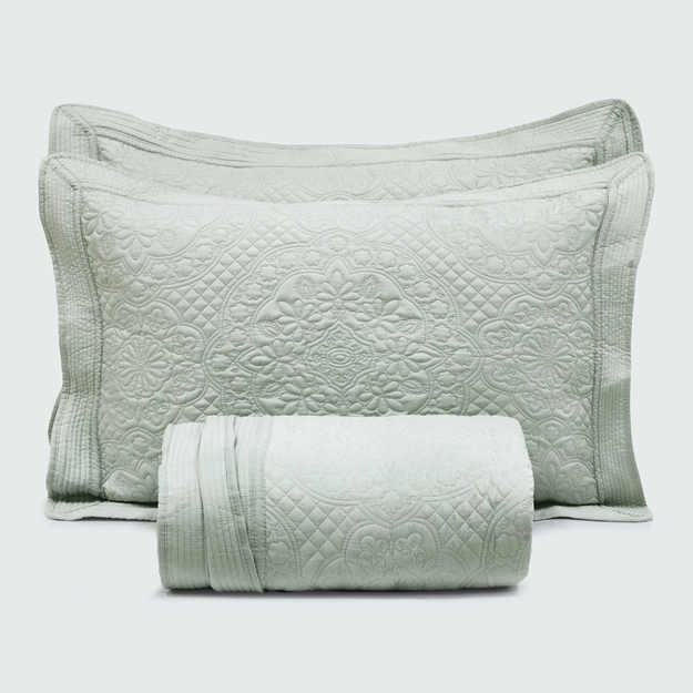 Kit Colcha Micromatelassê Soft Touch Maison