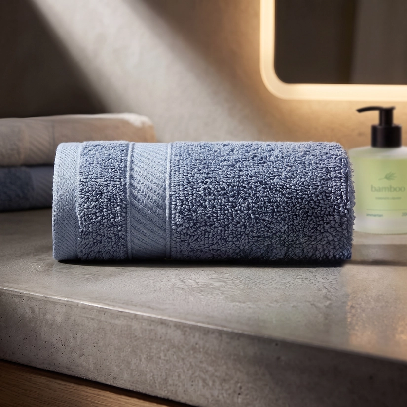 Toalha de Mão Fio Penteado 100% Algodão Lótus