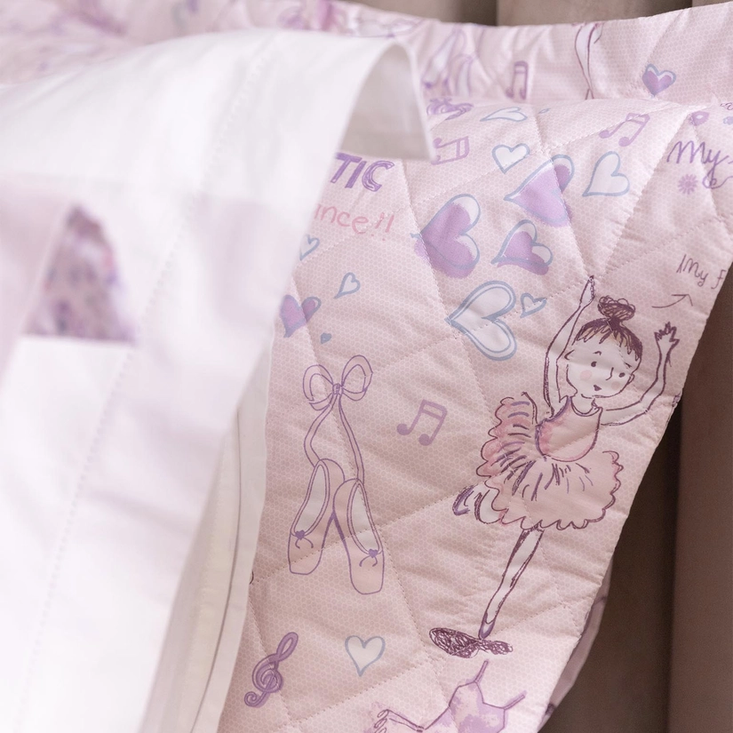 Kit Colcha Percal Petit Girl