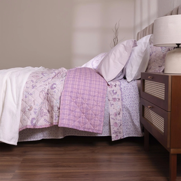 Kit Colcha Percal Petit Girl
