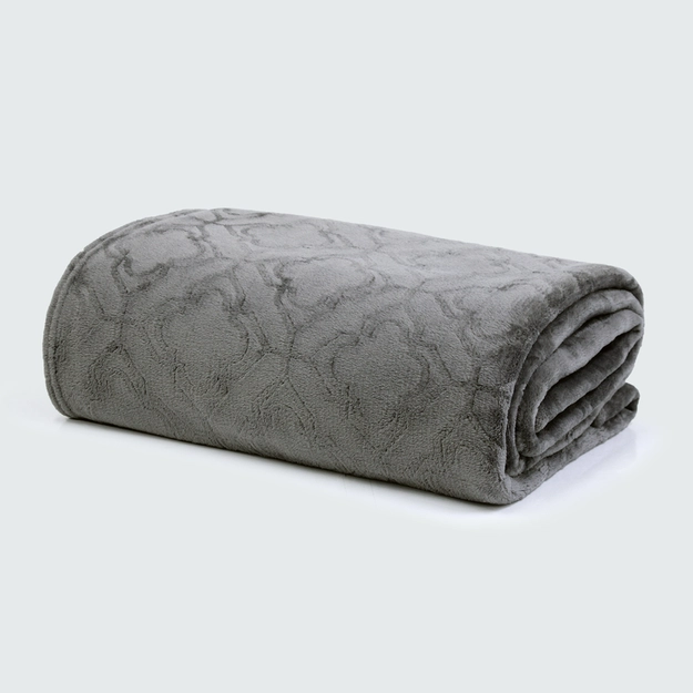 Manta Microflanelada com Relevo Hashima