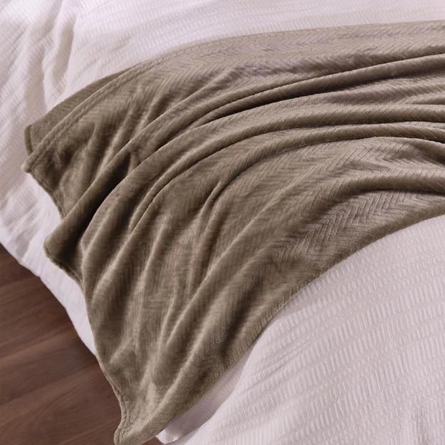 Manta Flannel Detalhes em Relevo One For All