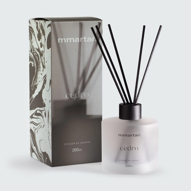 Difusor com Aroma 200 ml Cedro