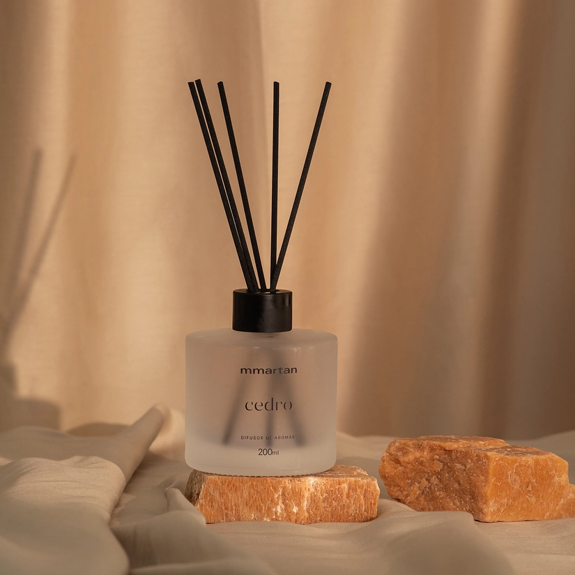 Difusor com Aroma 200 ml Cedro
