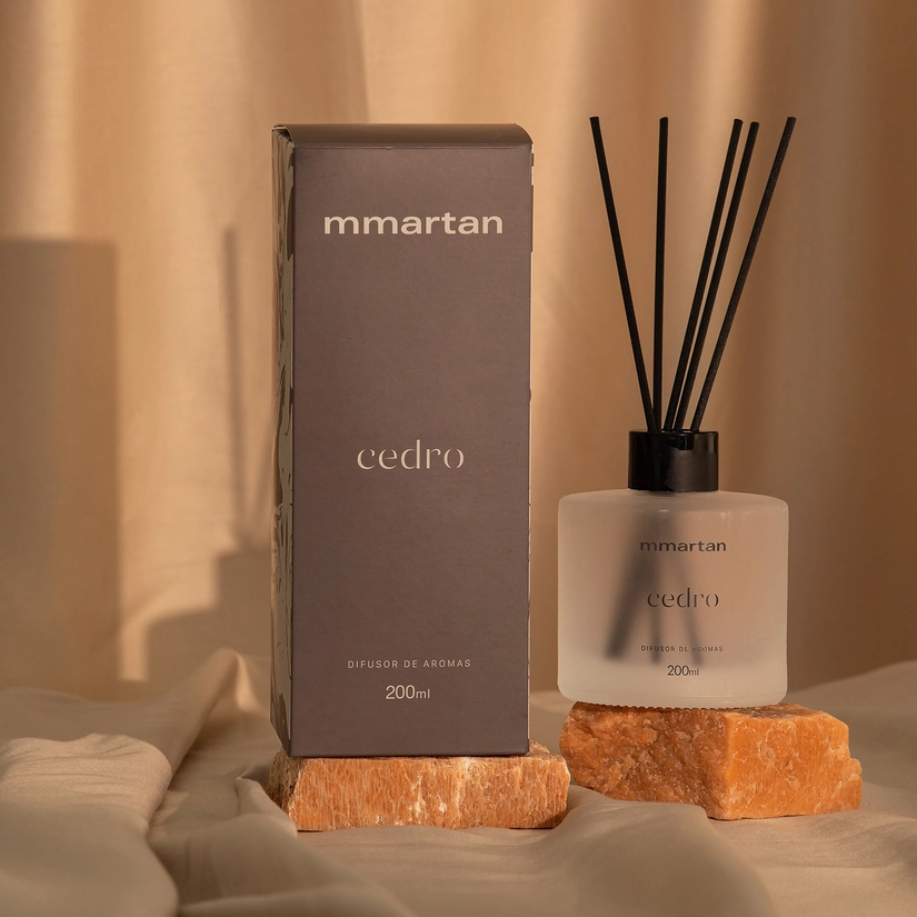 Difusor com Aroma 200 ml Cedro