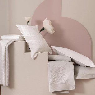 Porta-Travesseiro Percal Matelassê Foglia
