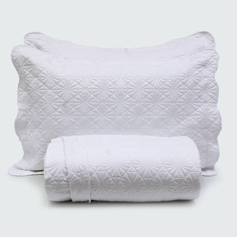 Kit Colcha Matelassê Colby