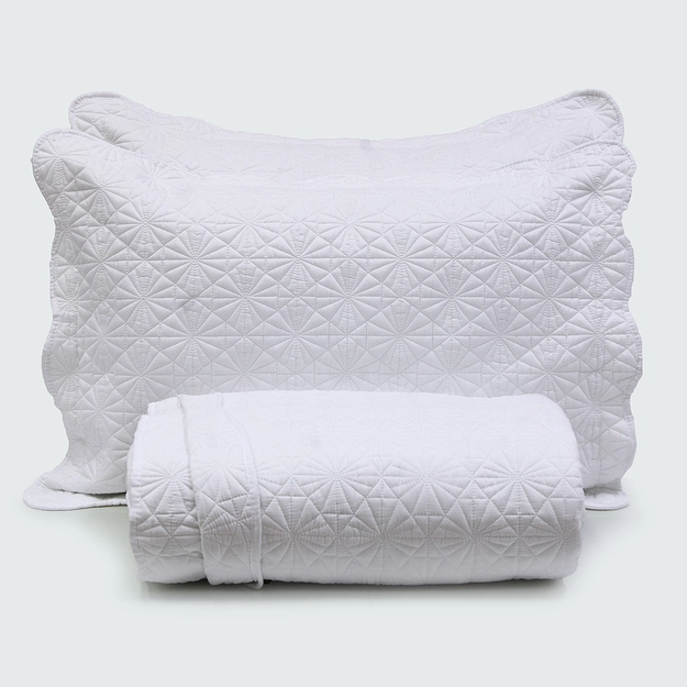 Kit Colcha Matelassê Colby