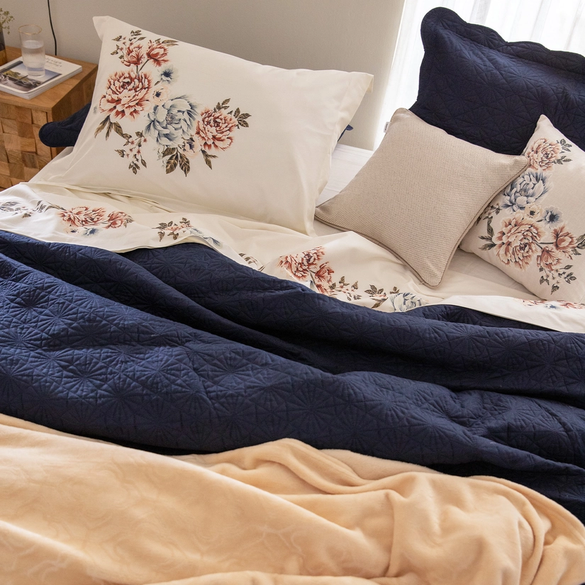 Kit Colcha Matelassê Colby