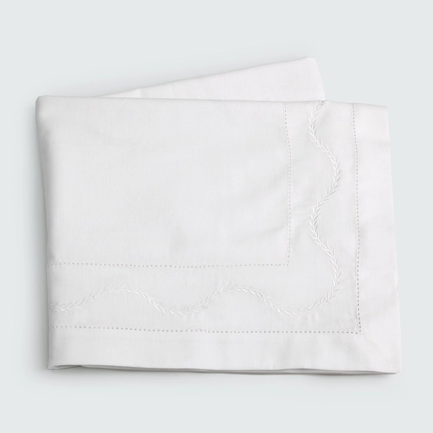Toalha de Mesa com Bordado Cotton Linen Ciare
