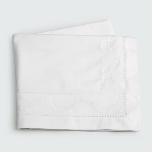 Toalha de Mesa com Bordado Cotton Linen Ciare