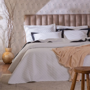 Jogo de Lençol Vivo Aplicado Percal 100% Algodão Resort