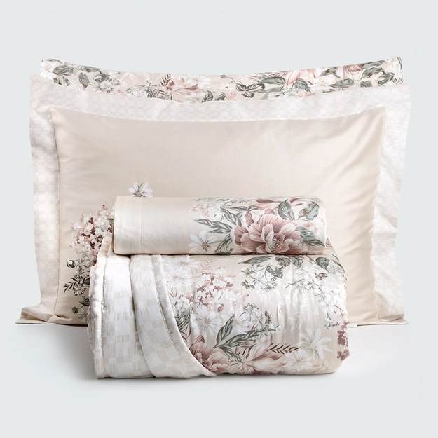 Kit Cama Cetim 210 Fios Poesie