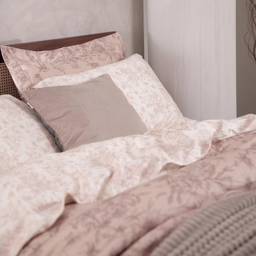 Kit Cama Algodão Egípcio Acetinado Provence