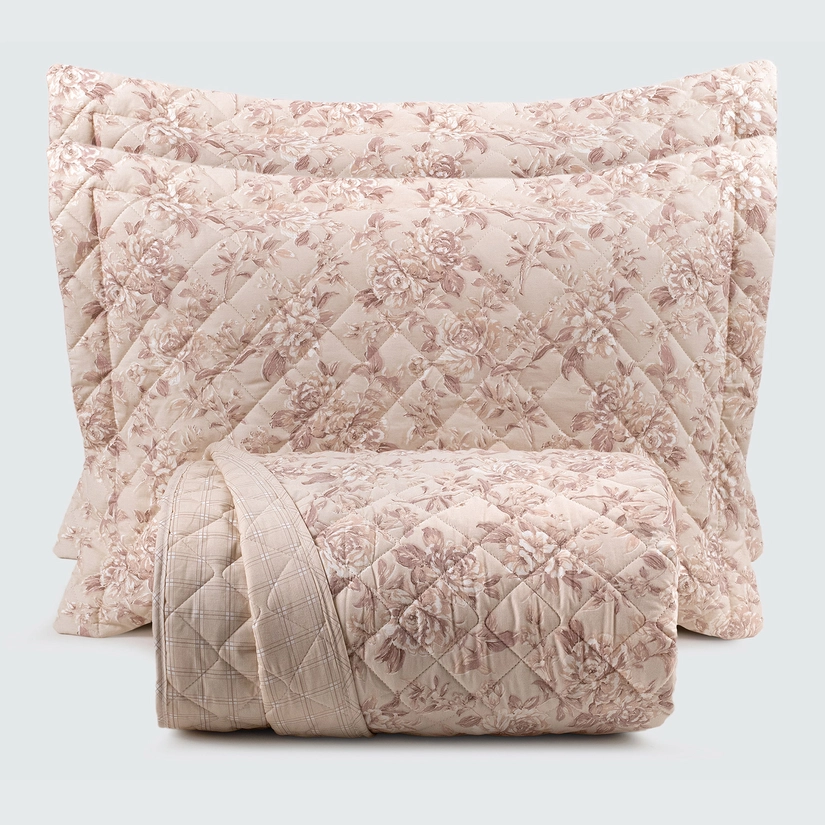Kit Colcha Percal Simone