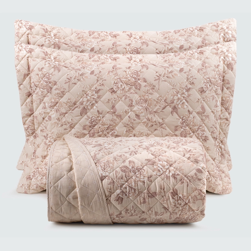 Kit Colcha Percal Simone