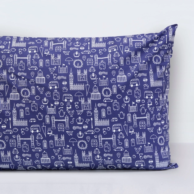 Fronha Percal Ultra Soft London Blue