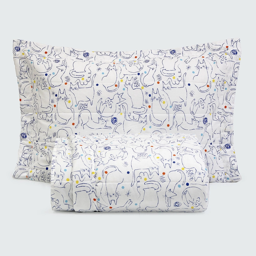 Kit Colcha Percal Matelassê Gatti