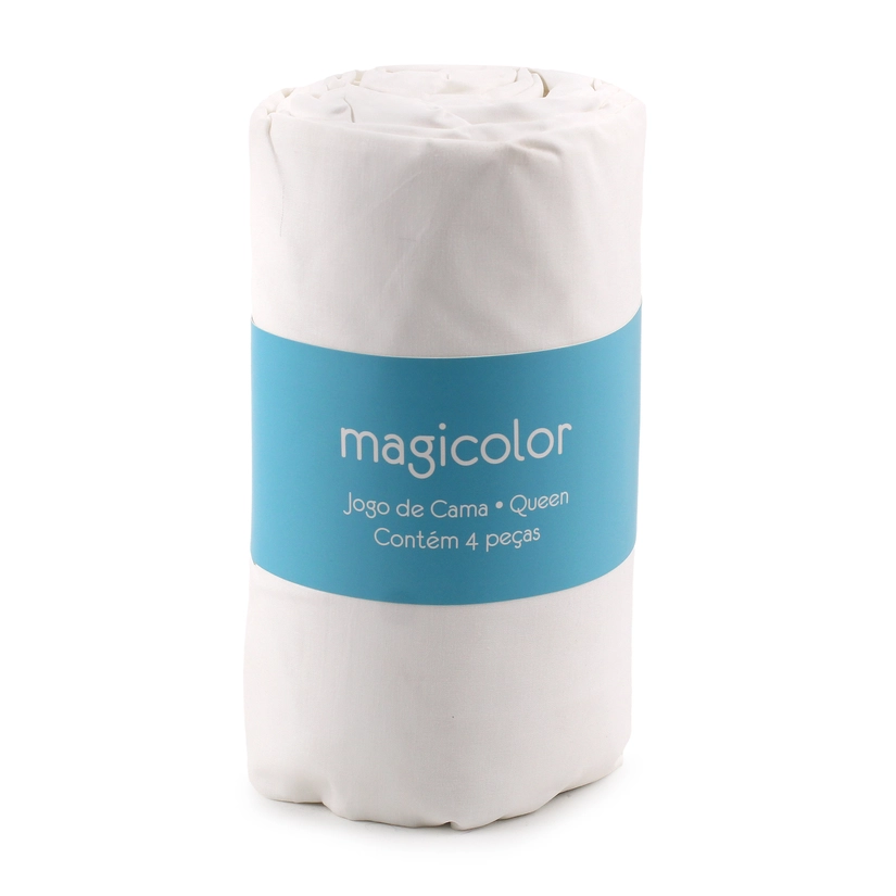 Jogo de Lençol 150 Fios 100% Algodão Aquarela