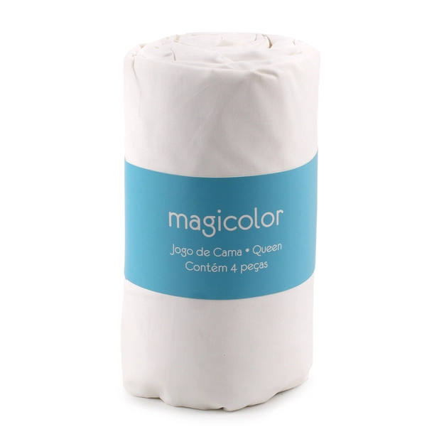 Jogo de Lençol 150 Fios 100% Algodão Aquarela