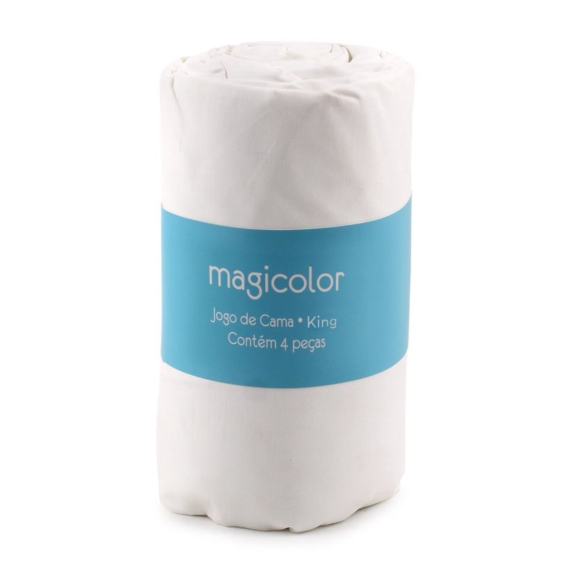 Jogo de Lençol 150 Fios 100% Algodão Aquarela