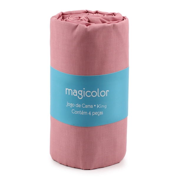 Jogo de Lençol 150 Fios 100% Algodão Aquarela