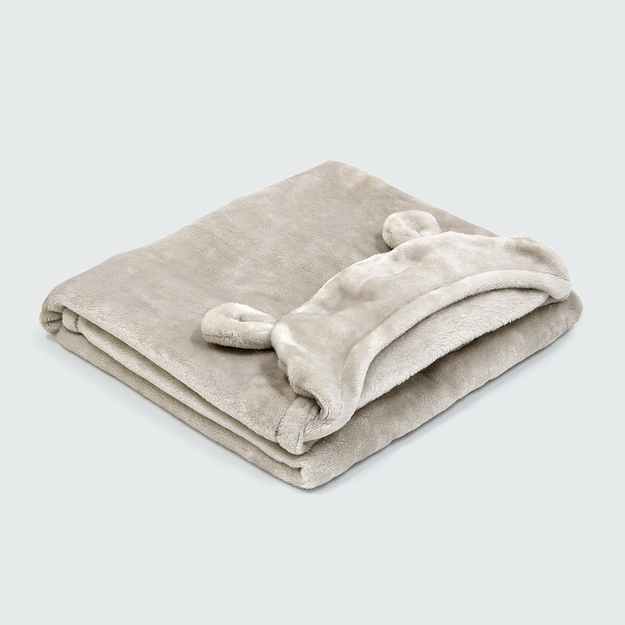 Manta Microfibra Flannel com Capuz Petit Baby