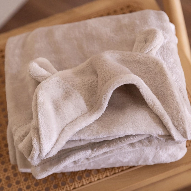 Manta Microfibra Flannel com Capuz Petit Baby