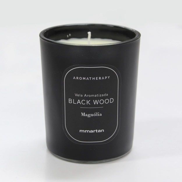 Vela Perfumada Aromatherapy Black Wood