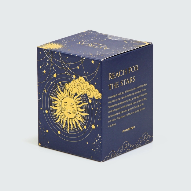 Vela Zodíaco Lavanda Aquário