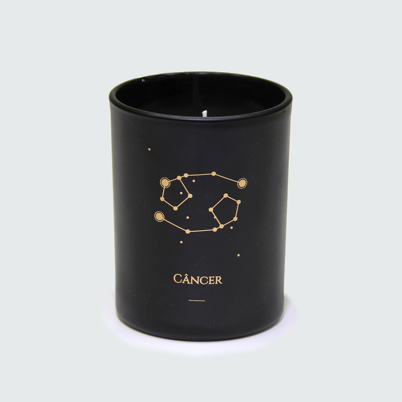 Vela Zodíaco Lavanda Câncer