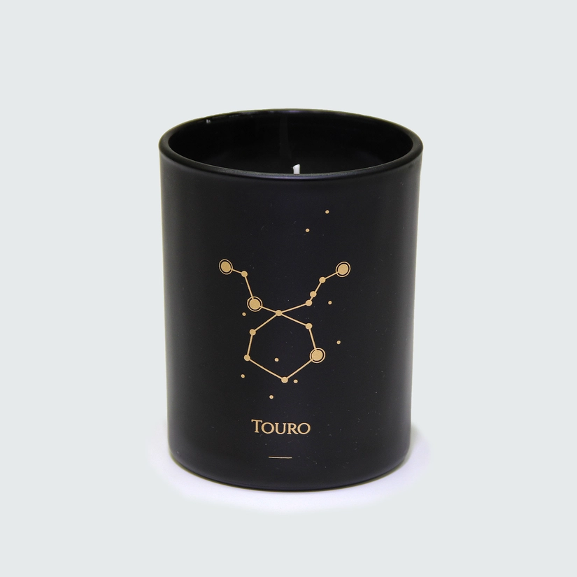 Vela Zodíaco Lavanda Touro